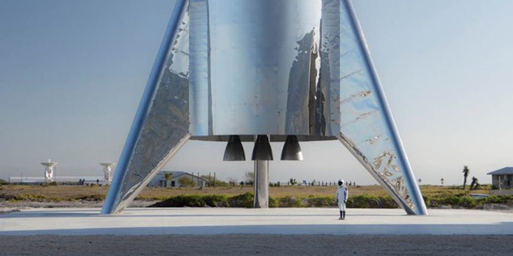 prototipo de la nave espacial de Elon Musk