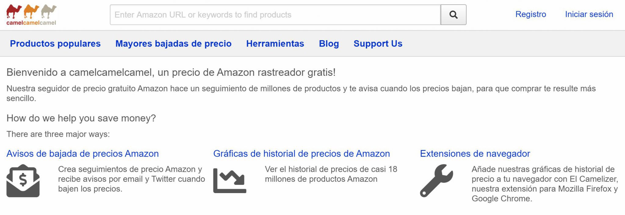 camelcamelcamel para amazon