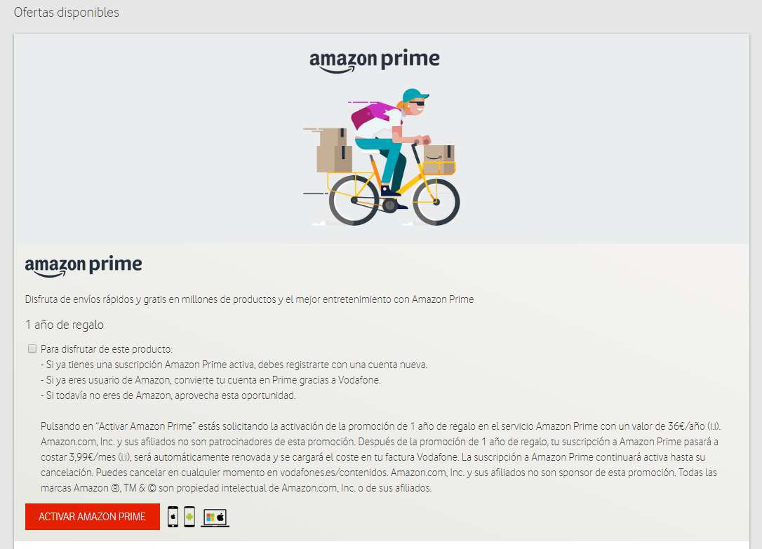 Todas las opciones para ver Amazon Prime Video en Vodafone TV SYSGURU