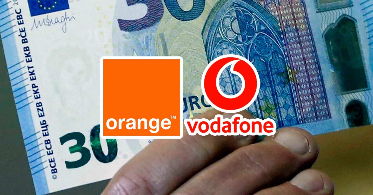 orange vodafone 30 euros