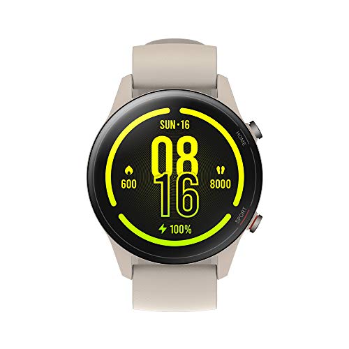 Xiaomi Mi Watch - Smartwatch con pantalla de 1.39", 326 ppp, 117 modos de deporte, monitoreo de frecuencia cardiaca, sueño, estrés, batería de hasta 16 días