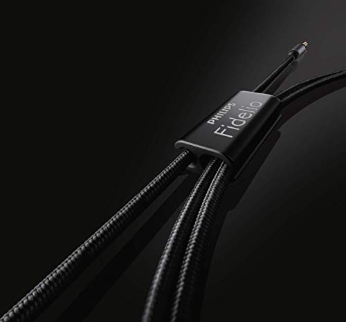 Philips Fidelio X2HR/00 Auriculares Supraaurales High Res Audio (Altavoces Acústicos de 50 mm, Almohadillas de Espuma con Efecto Memoria, Clip para cables) Negro [Amazon Exclusive]