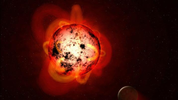 Un exoplaneta con una atmósfera aparentemente de alta temperatura