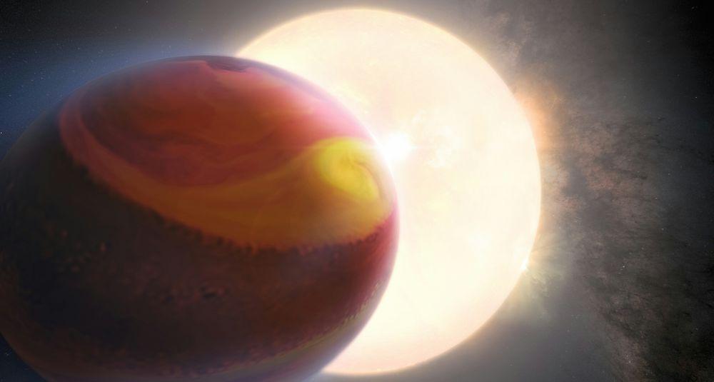 Dos exoplanetas que se encuentran muy cercanos